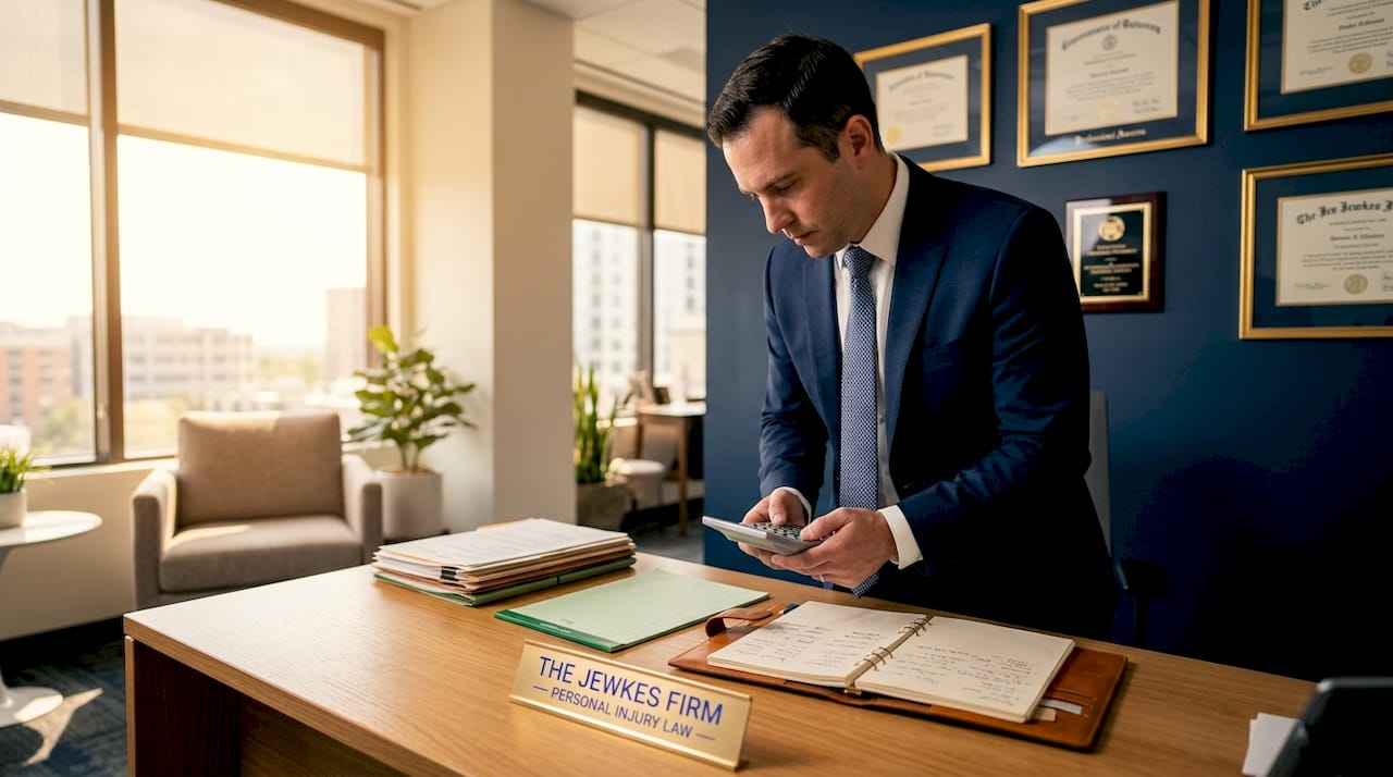 Attorney reviews wrongful death financial documents