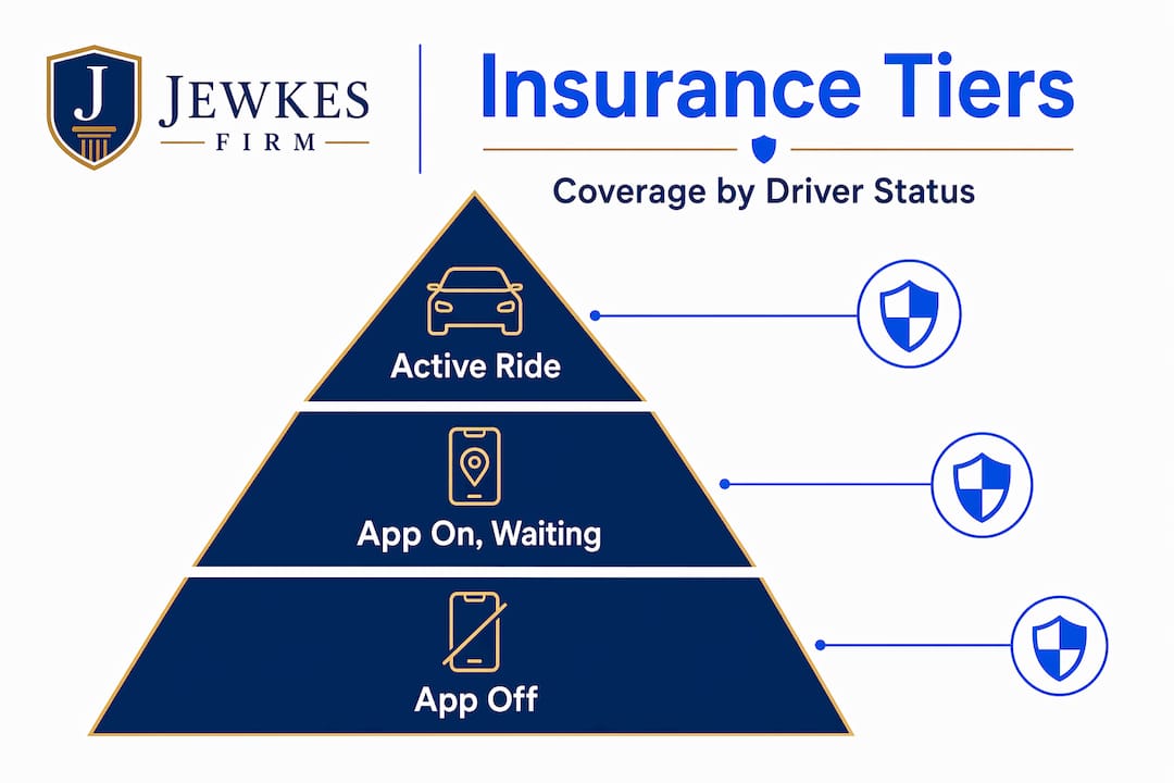Infographic showing insurance coverage hierarchy