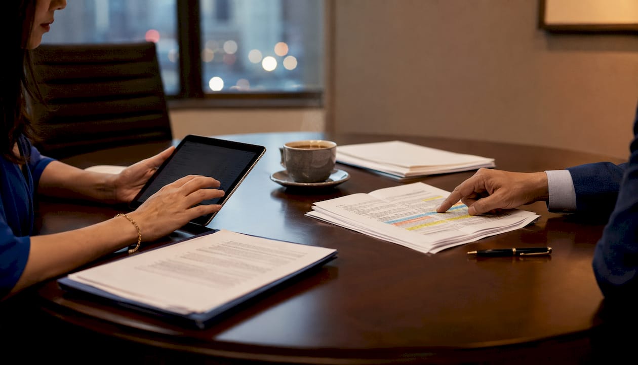Hands negotiating contingency fee details