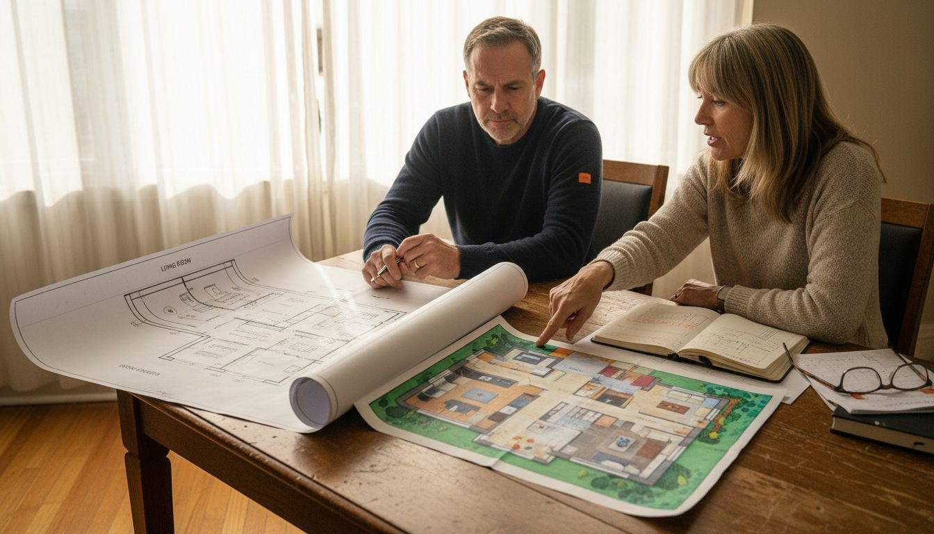 Buyers comparing 2D and 3D floor plans