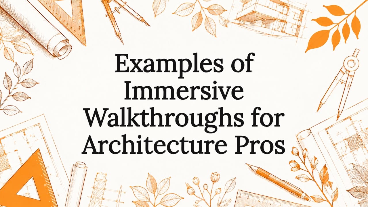 Decorative architecture title card illustration