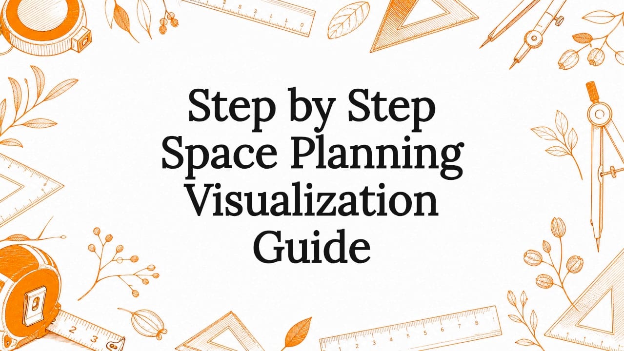 Decorative title card illustration for space planning
