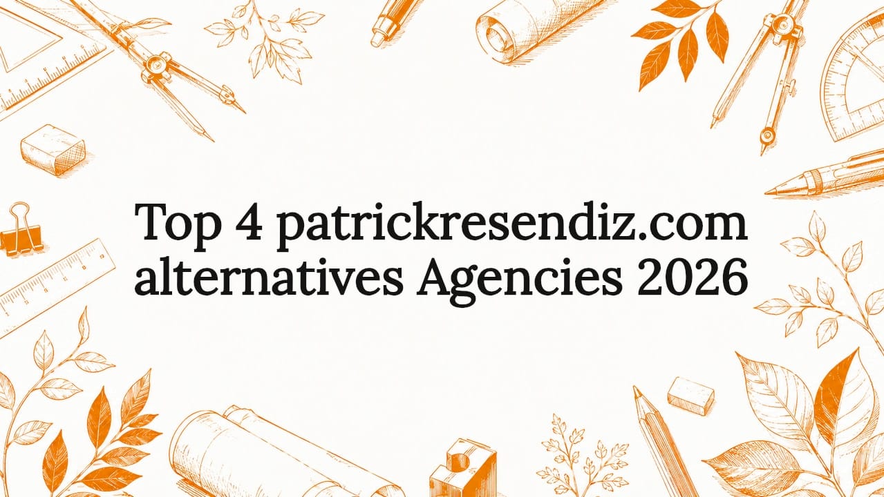 Decorative title card illustration with architectural tools and botanicals