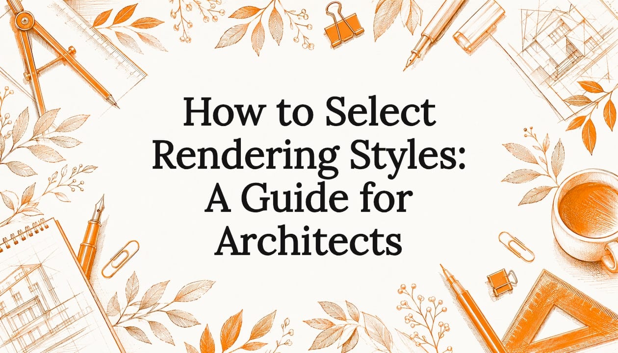 Decorative architectural title card illustration
