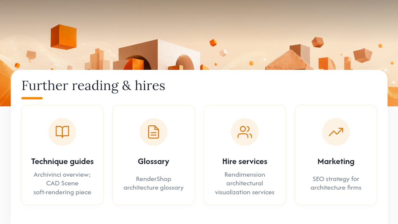 Where to Read More and Who to Hire, overview diagram