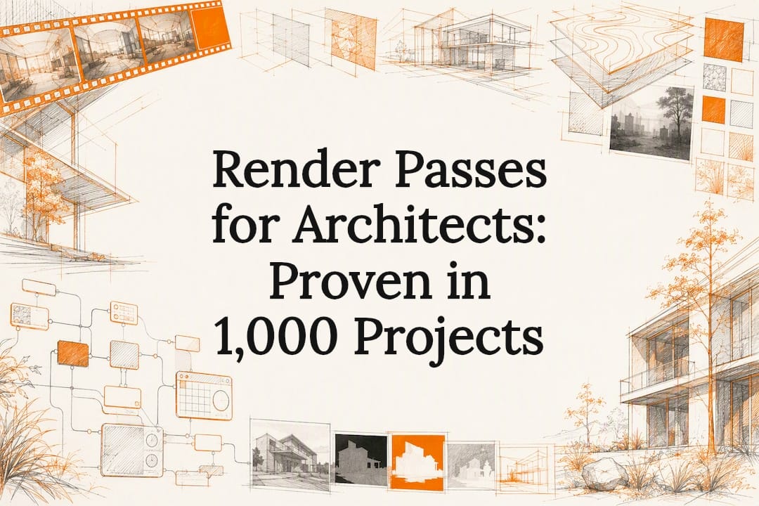 Decorative render passes title card