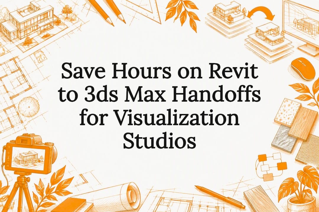 Save Hours on Revit to 3ds Max Handoffs for Visualization Studios