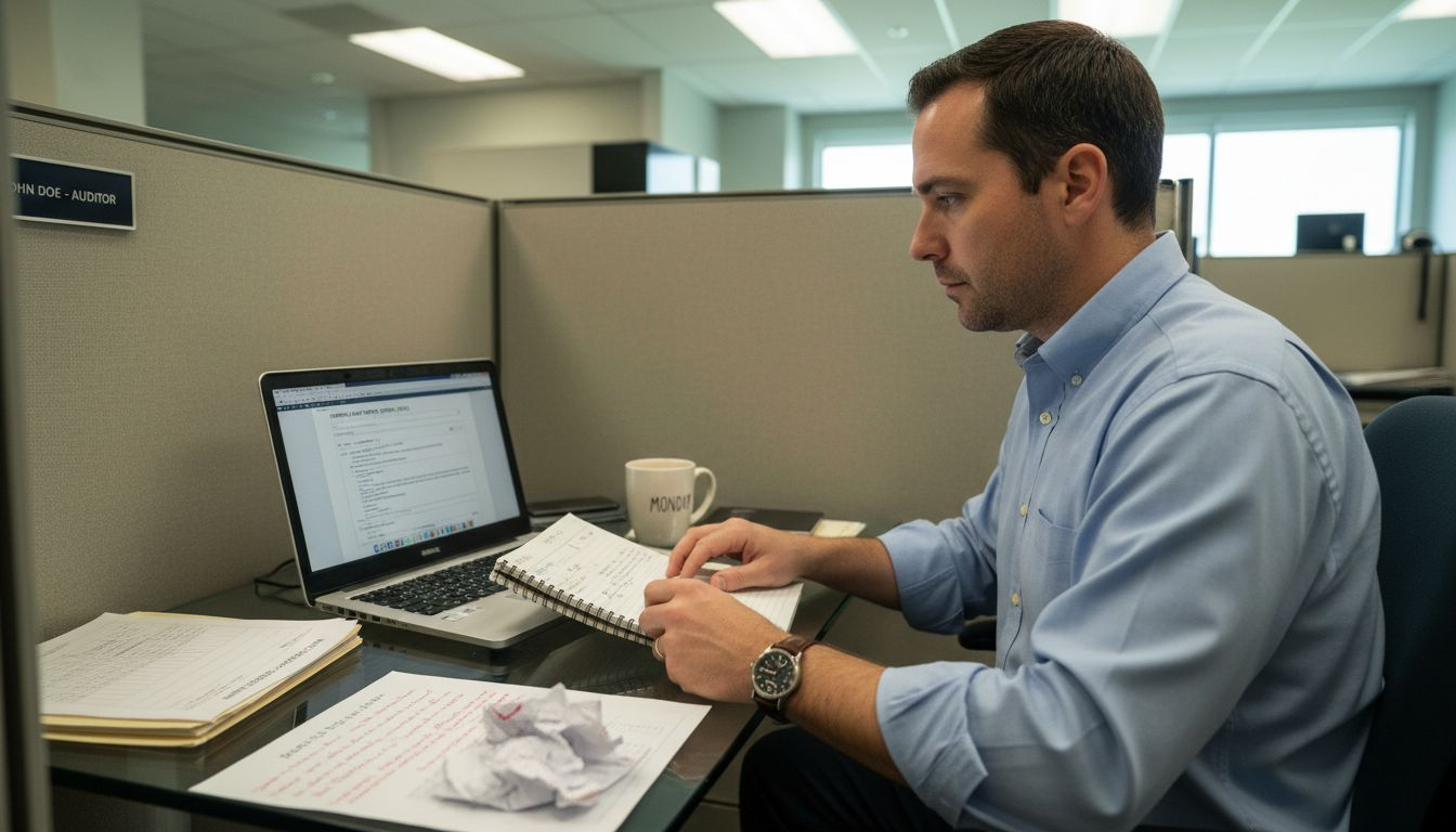 Auditor drafting and revising executive summary