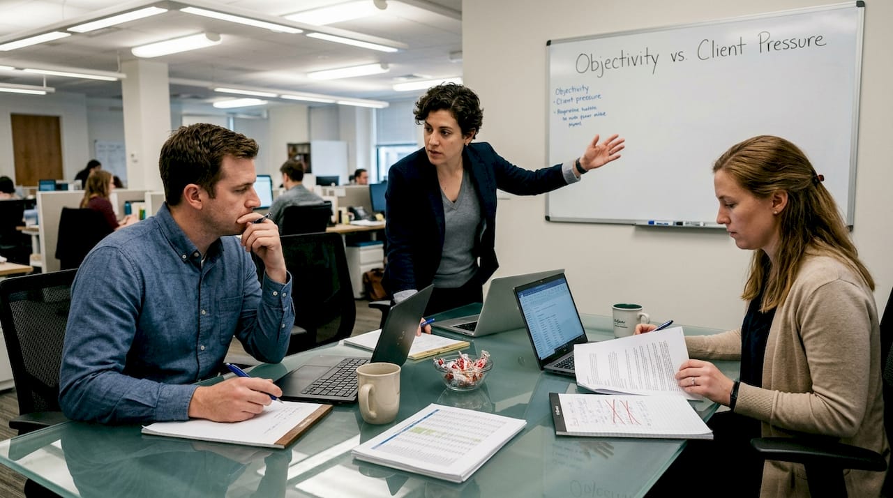 Audit team discusses objectivity challenges