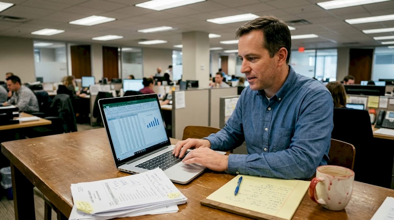 Auditor performing data-driven risk assessment