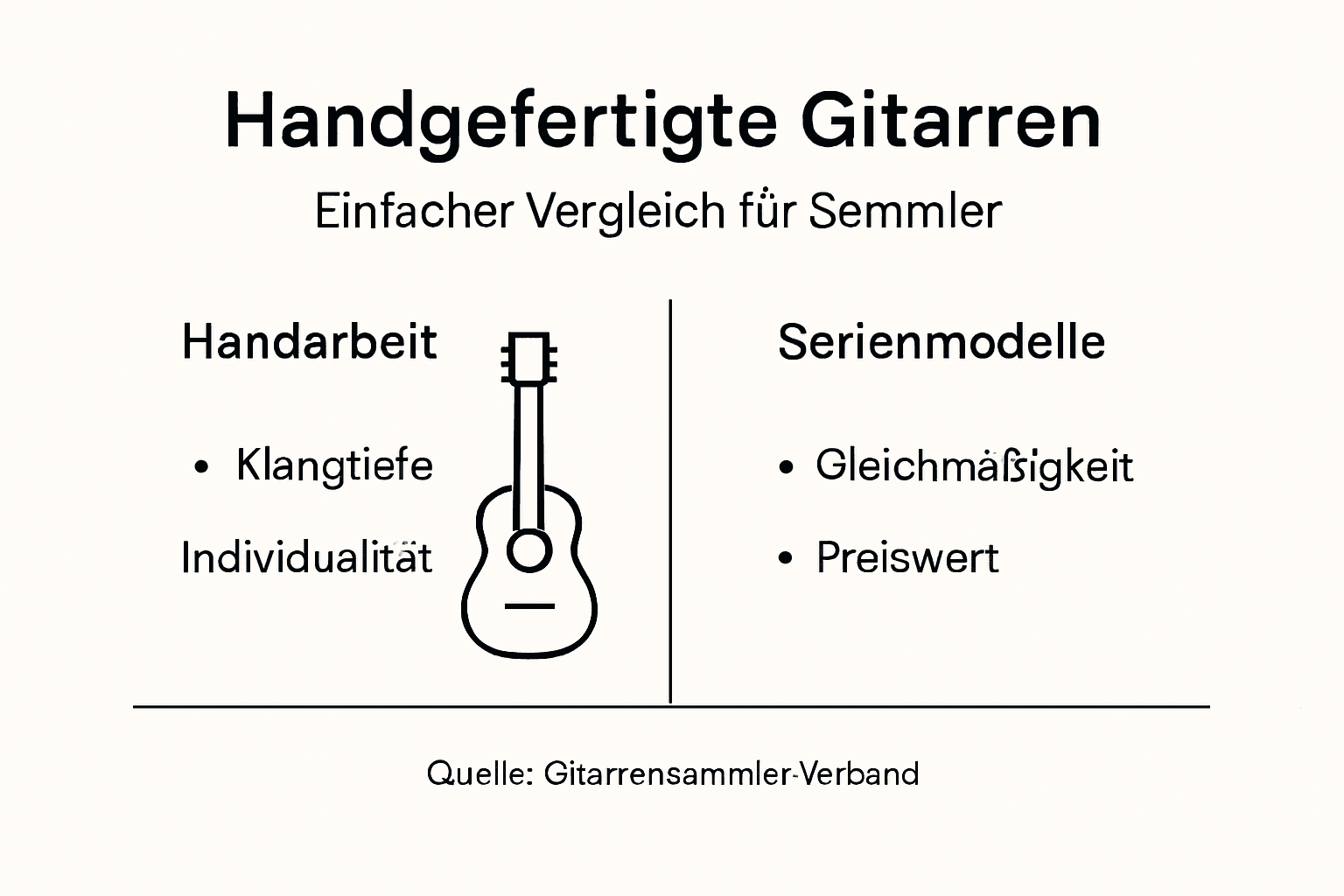 Übersicht: Die wichtigsten Gitarrenmodelle im direkten Vergleich