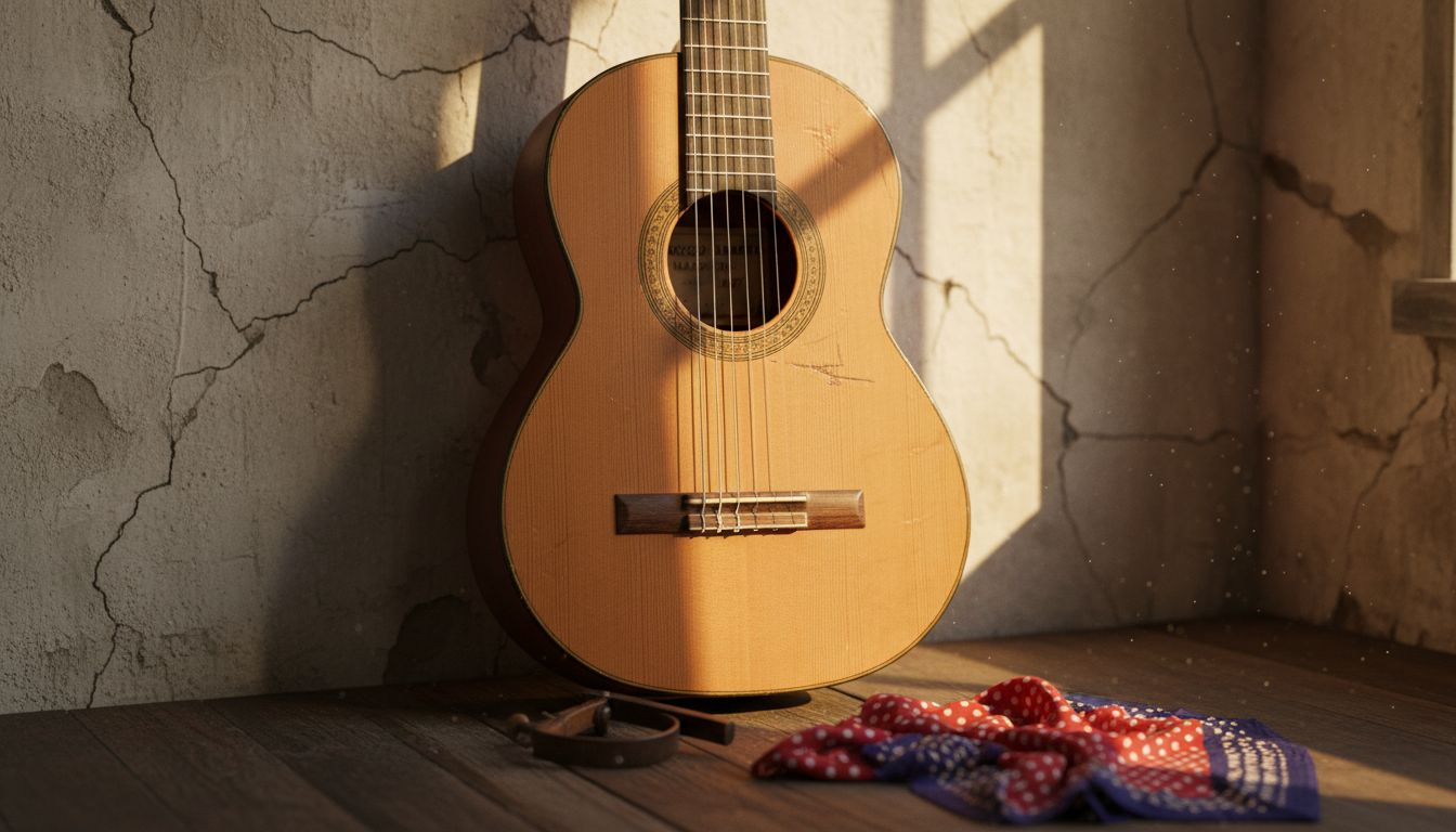 Marcelo Barbero guitar detailed close-up