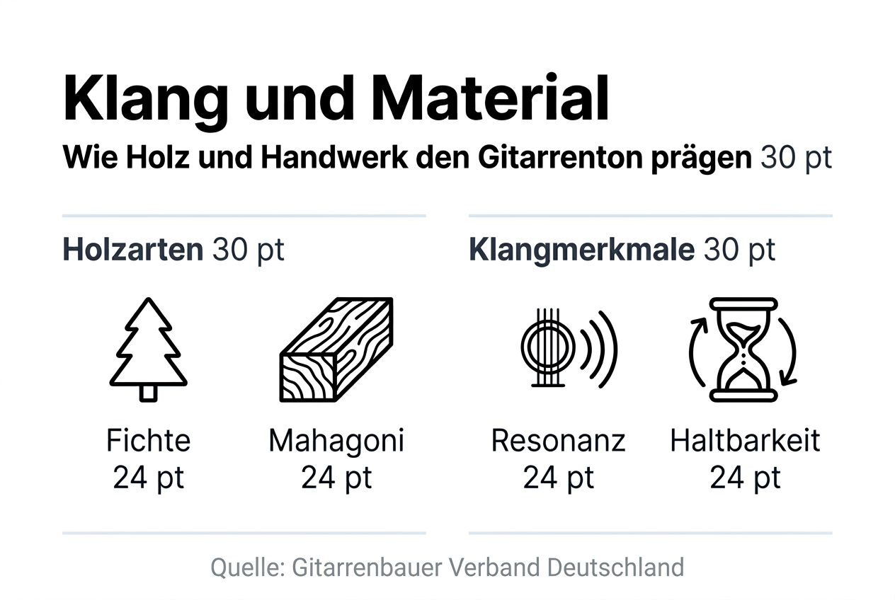Übersicht: Verschiedene Holzarten und ihr Einfluss auf den Klang der Gitarre