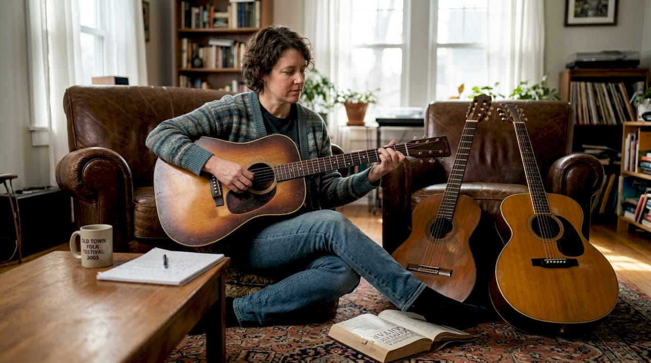 Historian plays and compares vintage acoustics