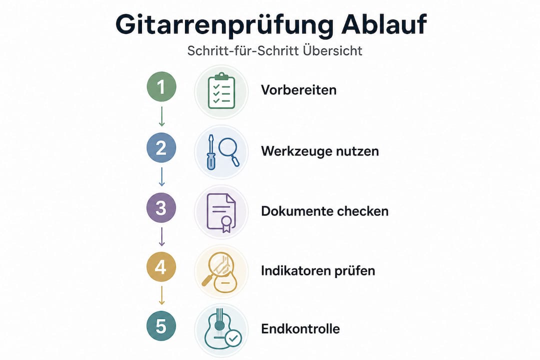 Übersicht zur strukturierten Gitarrenbewertung