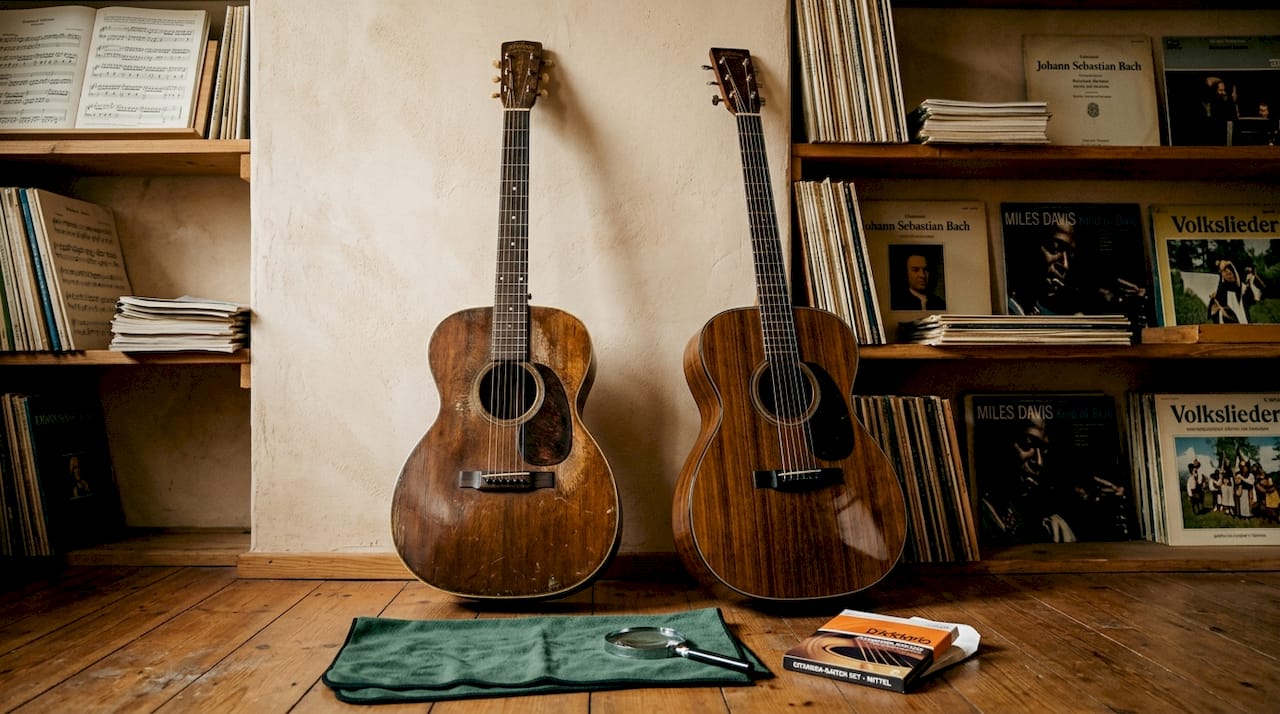 Zwei Vintage-Gitarren im direkten Vergleich unter der Lupe