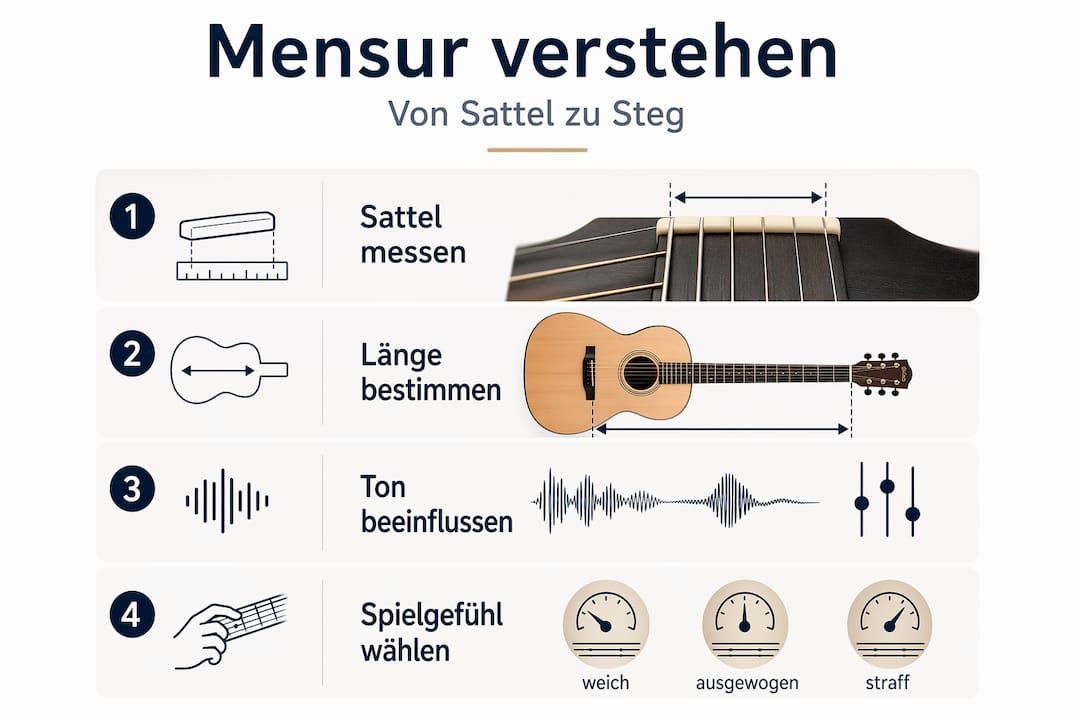 Mit dieser Infografik verstehen Sie die Mensur in nur vier Schritten.