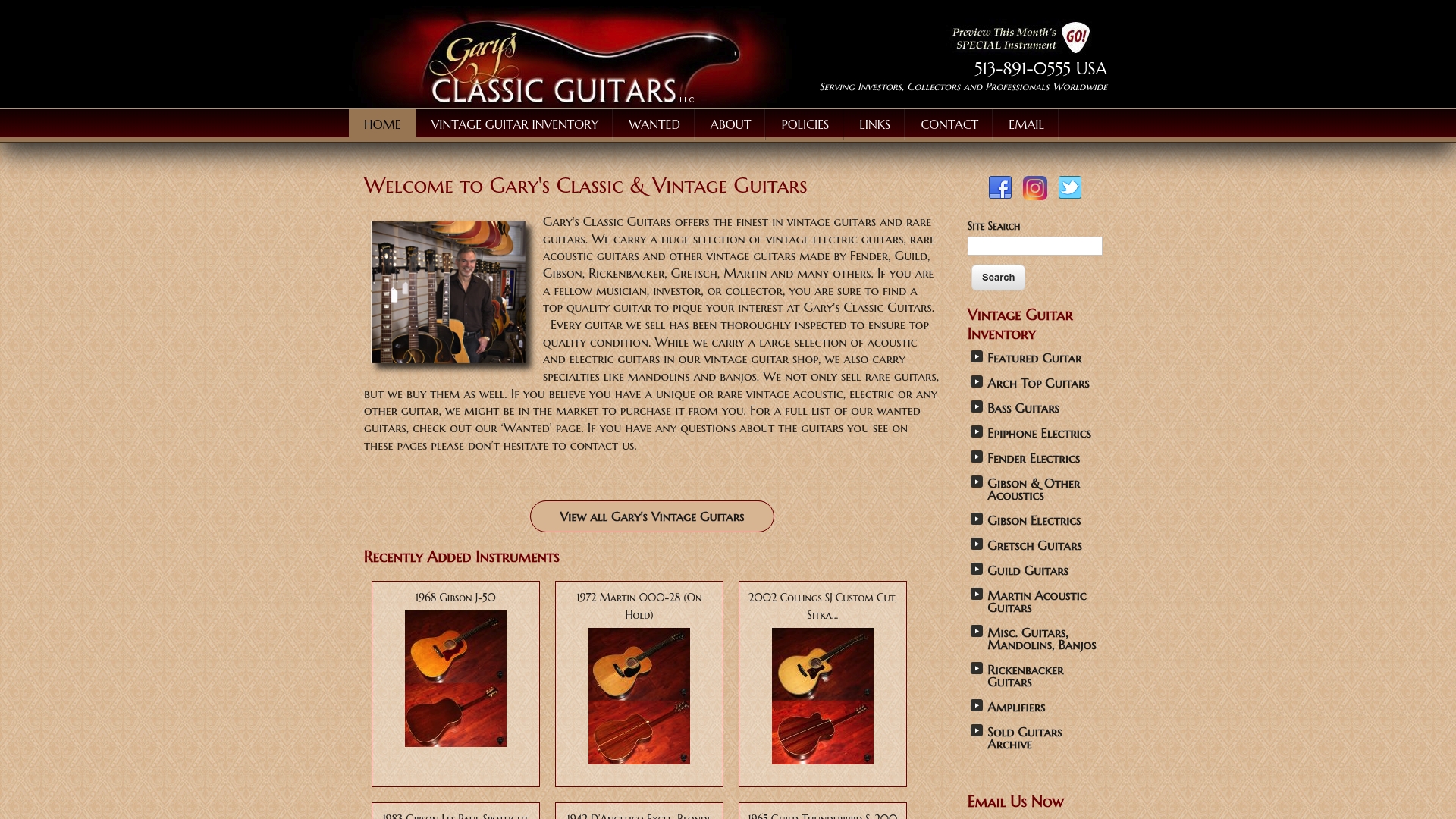 https://garysguitars.com