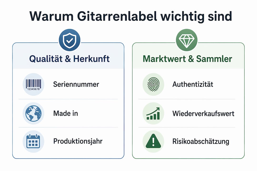 Infografik: Warum Gitarrenlabels für Musiker so wichtig sind