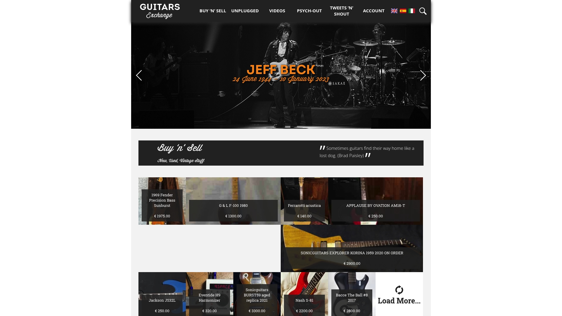 https://guitarsexchange.com