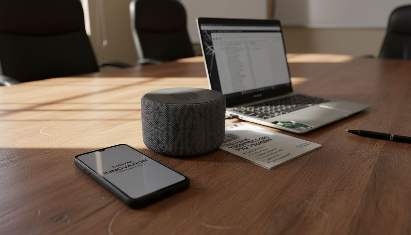 Multiple voice search devices on meeting table
