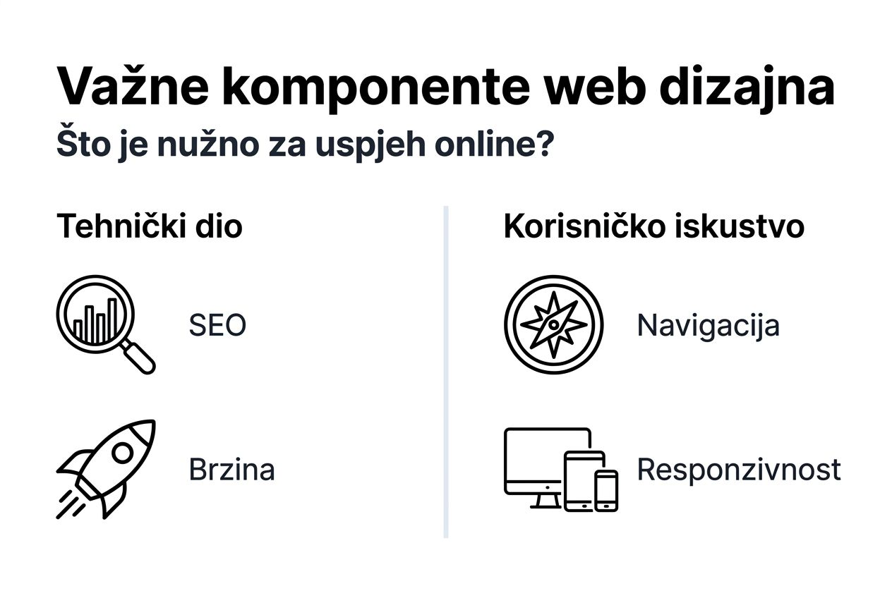 Infografika: Osnovni elementi uspje&scaron;nog web dizajna