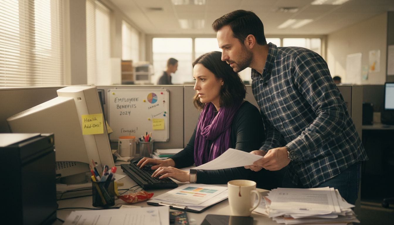HR staff customizing SME health benefits