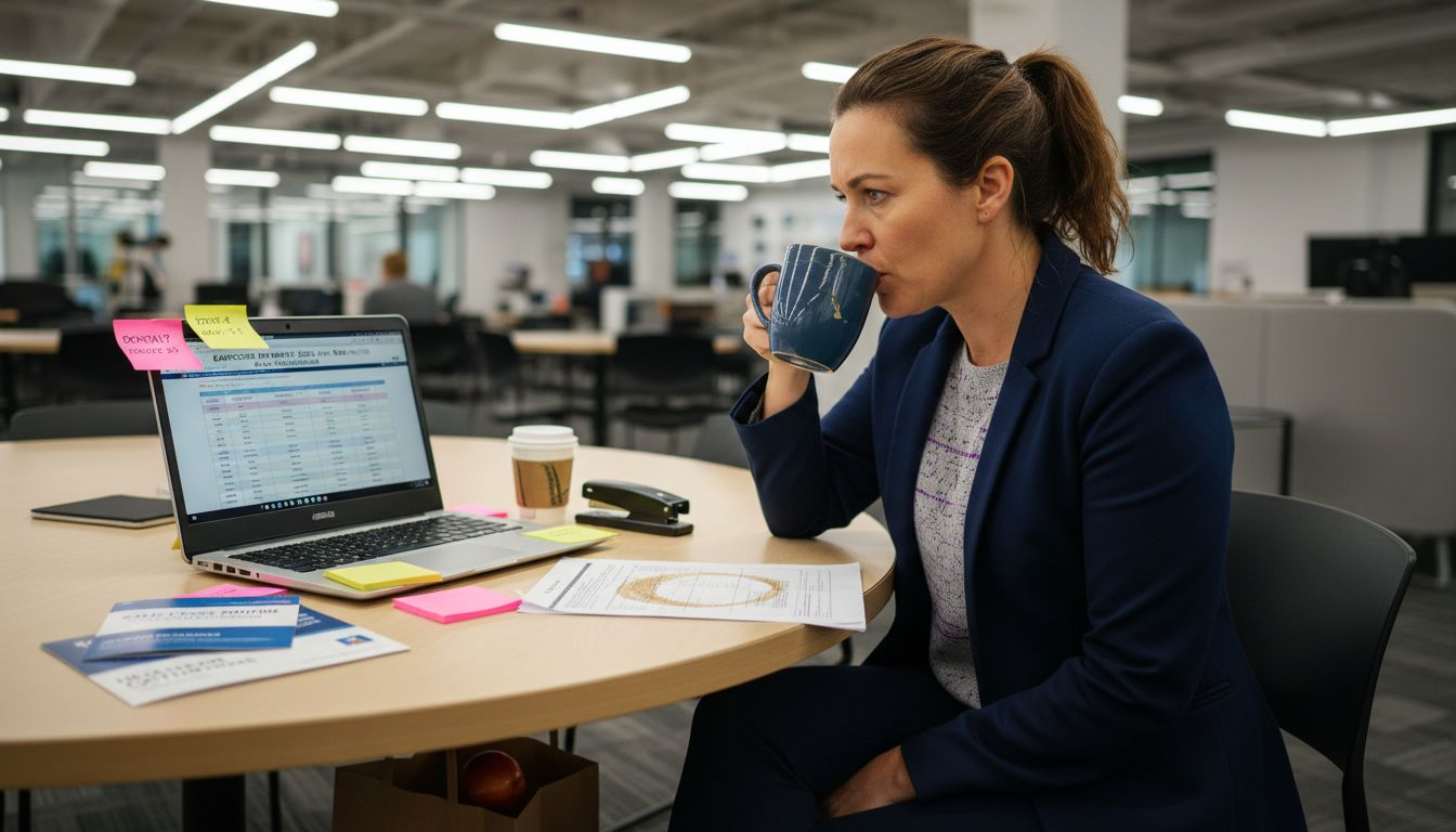 HR manager compares SME health benefits options