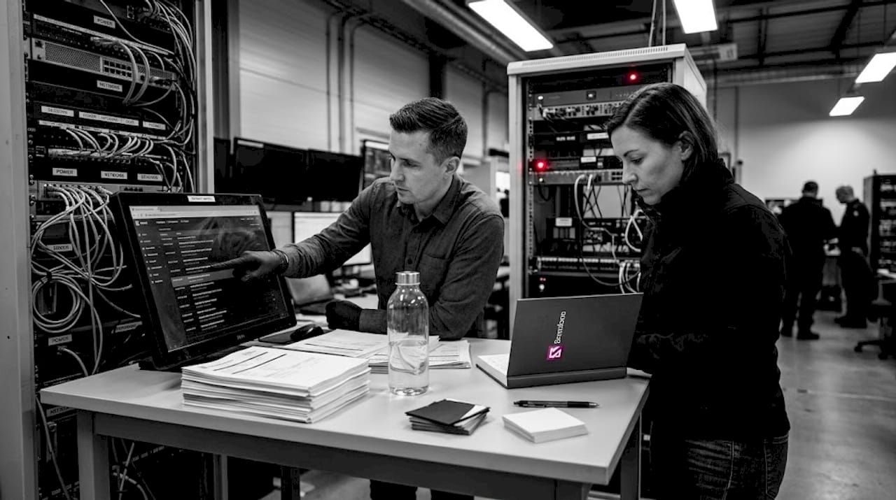 Security analysts review alert workflow