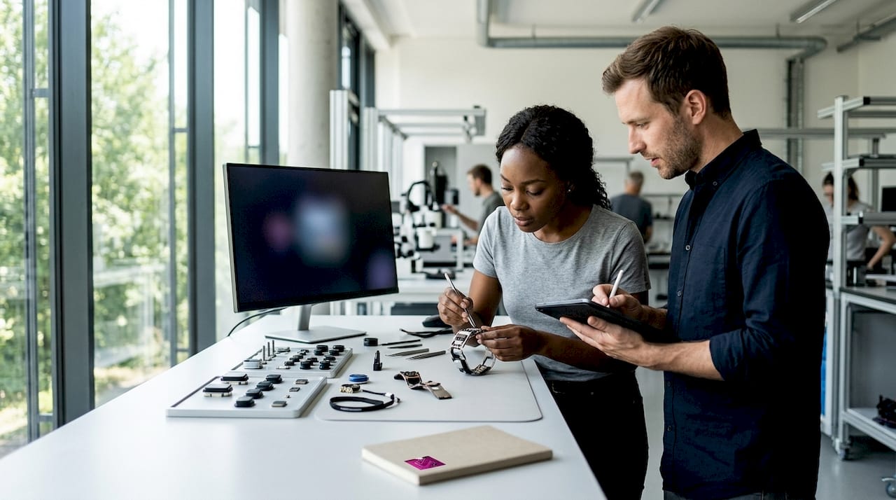 Engineers working on multi-modal sensor fusion
