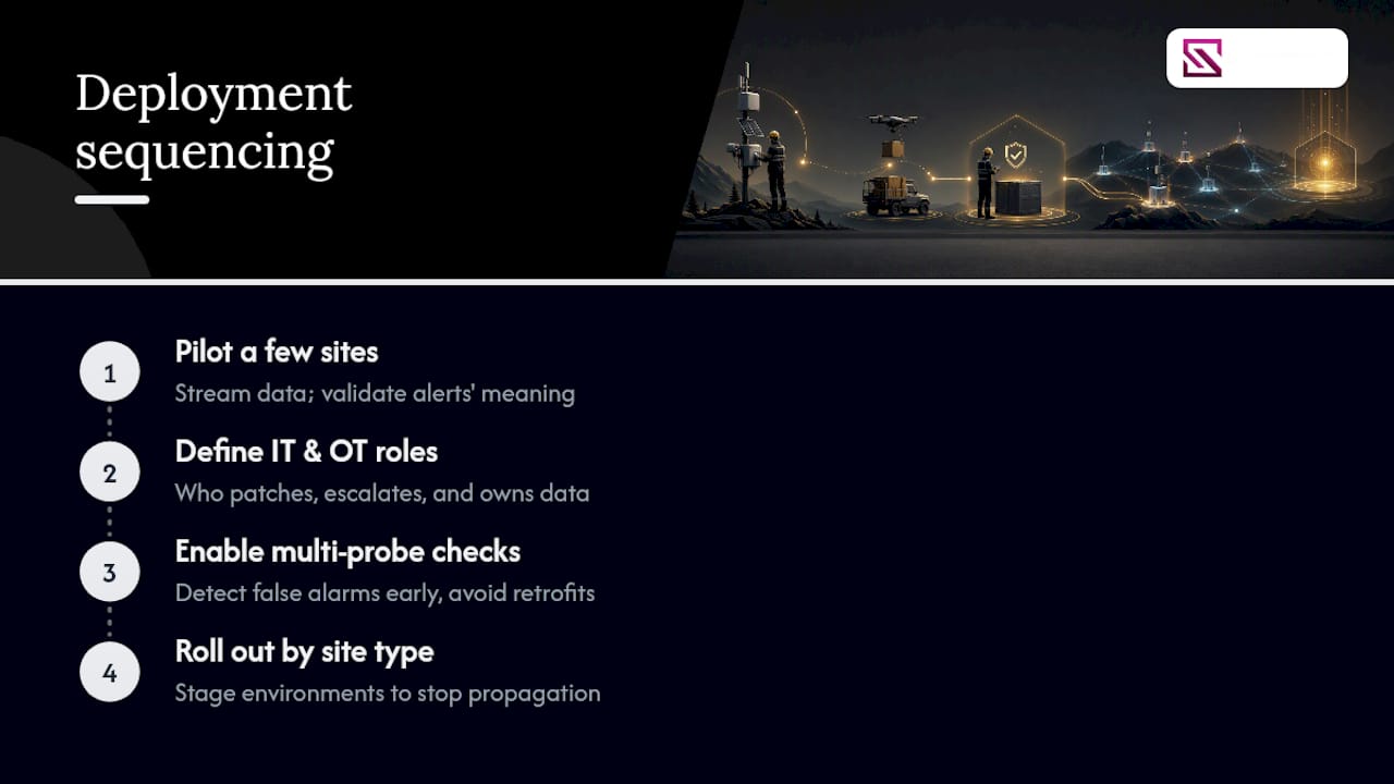 Sequencing a Deployment Without Blowing the Budget on Round One — overview diagram