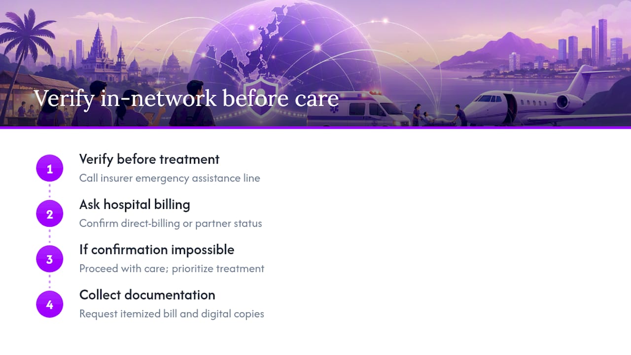 How Do You Verify a Hospital Is Actually In-Network Before Treatment? — overview diagram