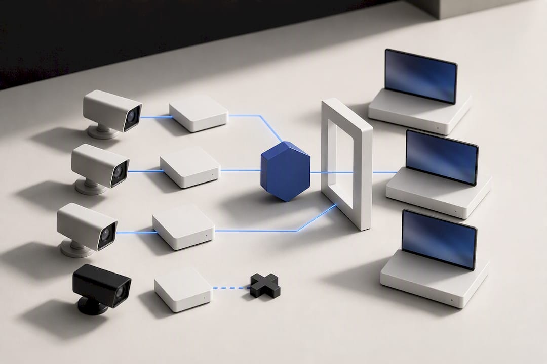 Fixed profile compatibility between security devices