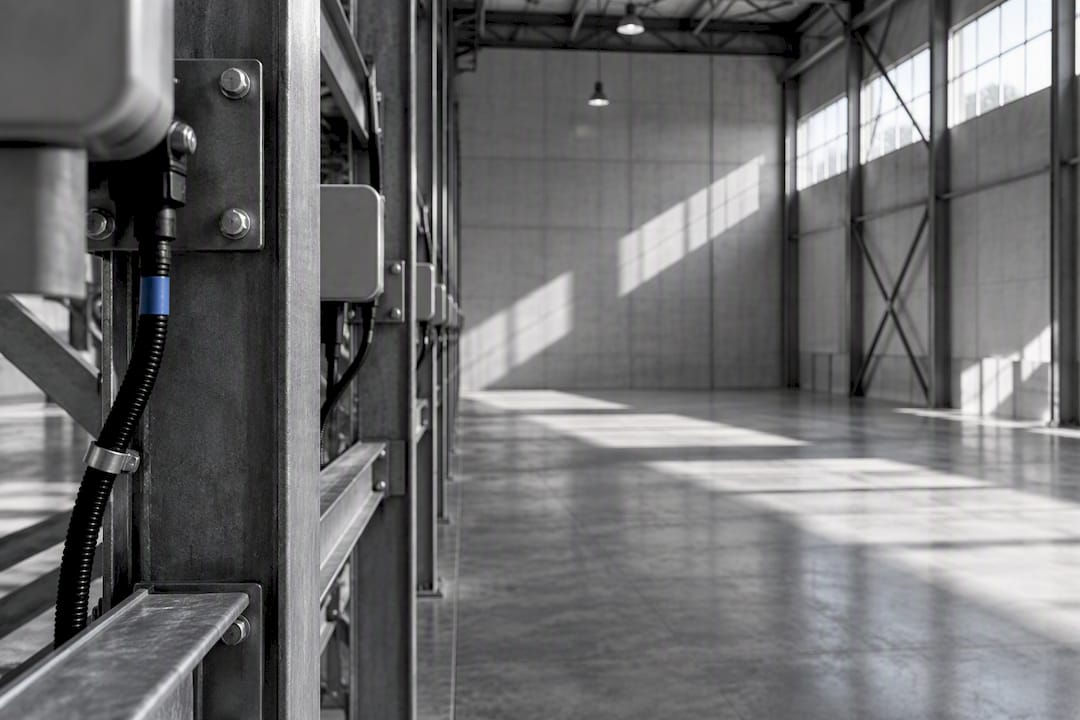 Anonymous sensors mounted in industrial monitoring bay