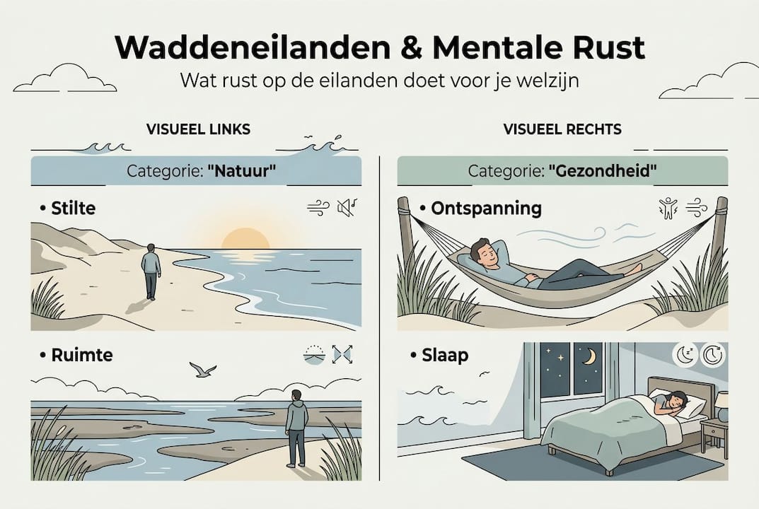 Infographic: Hoe de Waddeneilanden zorgen voor mentale ontspanning