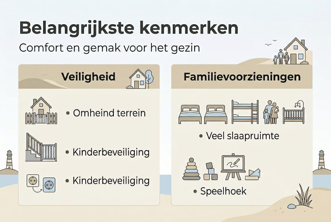 Overzicht: Wat maakt een accommodatie ideaal voor gezinnen?