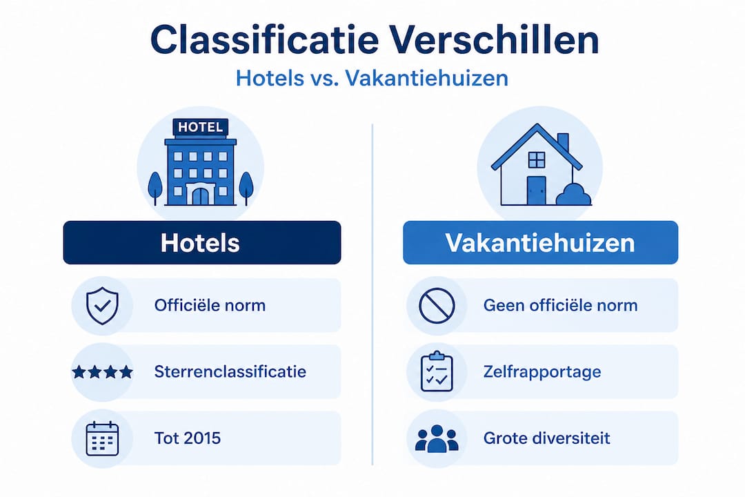 Infographic: de verschillen tussen hotel- en vakantiehuiskeuring
