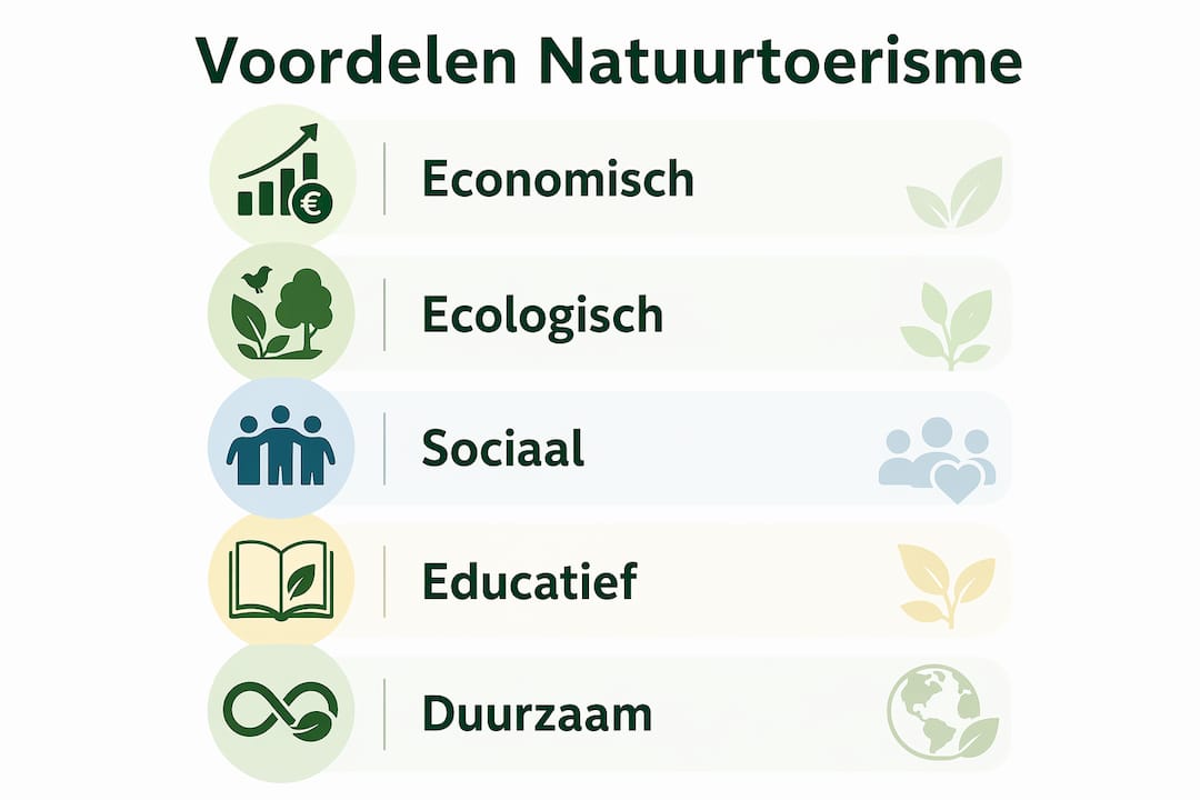 Infographic: vijf redenen waarom natuurtoerisme zo waardevol is