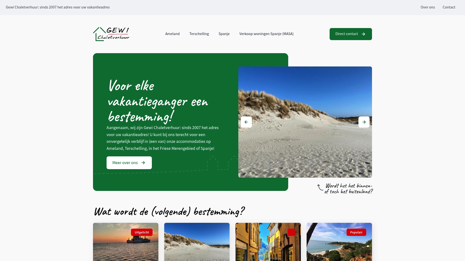 https://gewichaletverhuur.nl