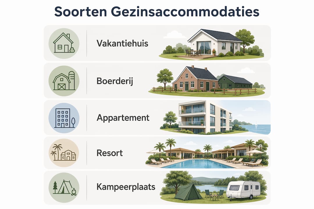 Overzicht van verschillende soorten gezinsverblijven