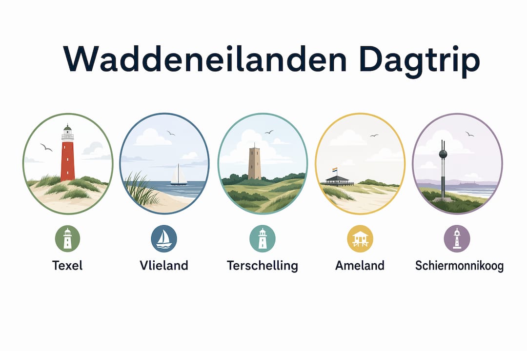 Infographic: een helder overzicht van het dagtoerisme op de Waddeneilanden