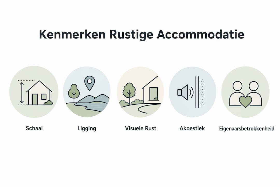 Overzicht: wat maakt een accommodatie echt rustig?