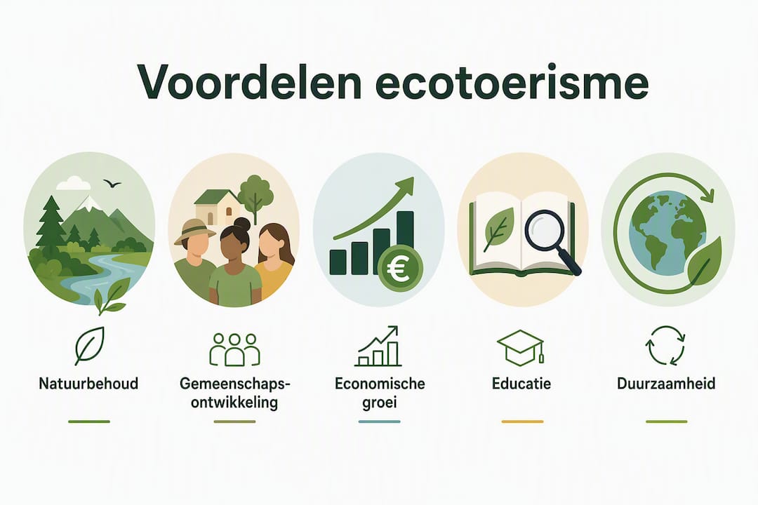 Infographic: De pluspunten van ecotoerisme op een rij