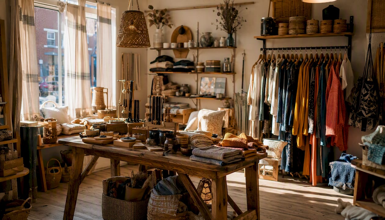 Binnenkijken bij een sfeervolle Amelander boetiek, waar je bijzondere lifestyleproducten en ambachtelijke items vindt.
