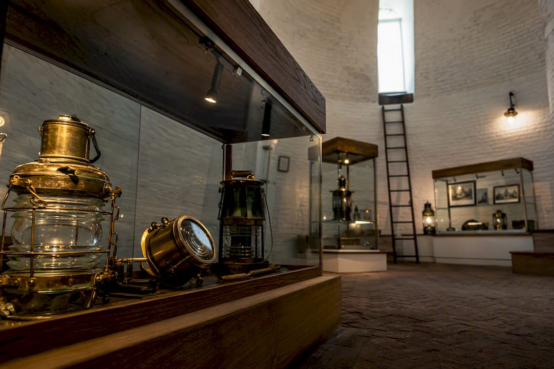 Maritieme tentoonstelling in het vuurtorenmuseum