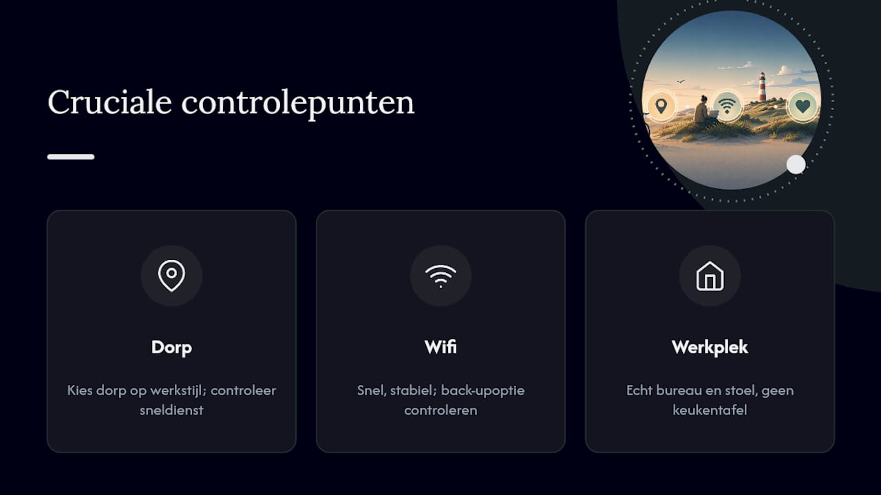 Drie tips voor een productieve workation