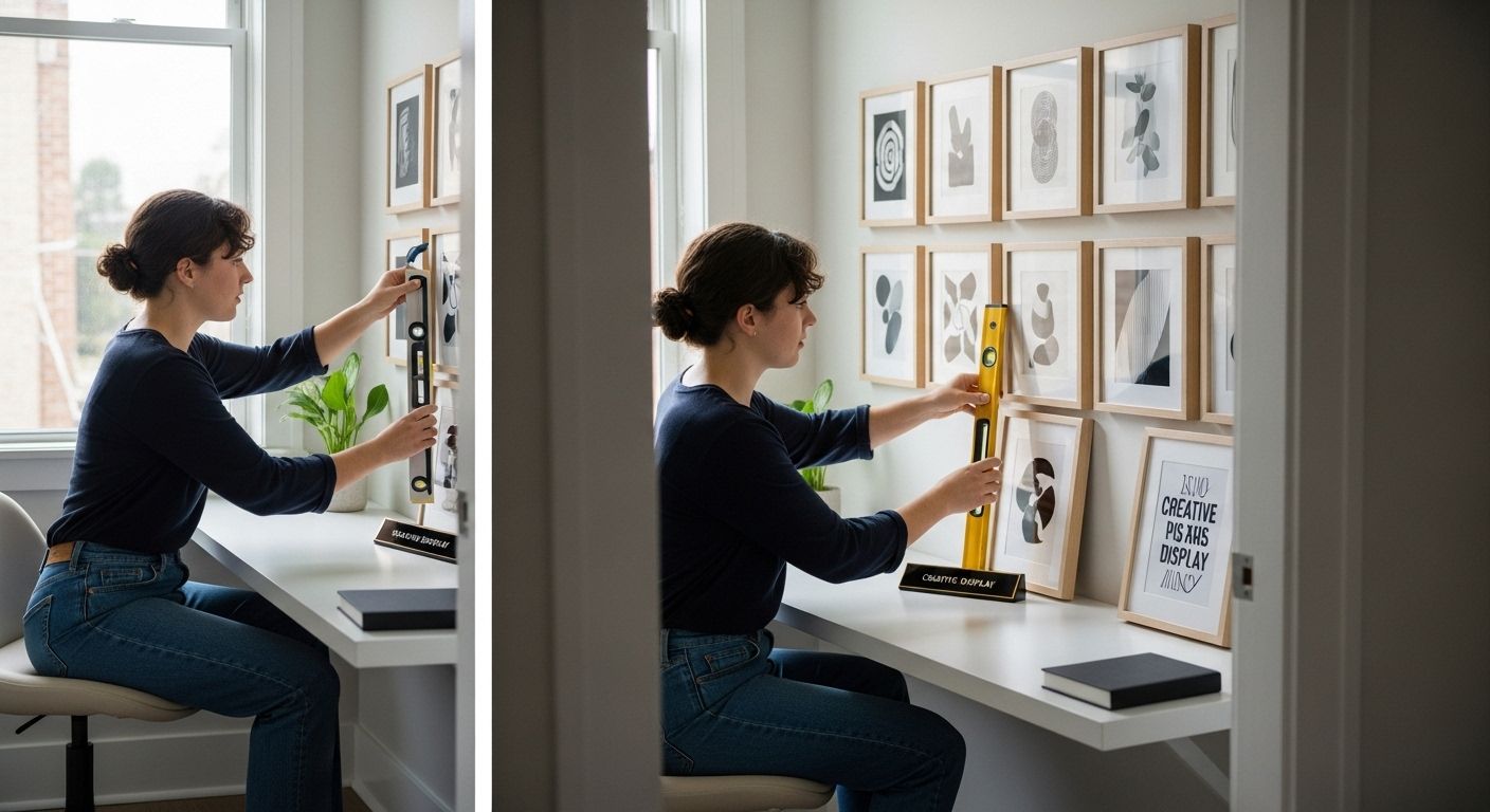 gallery wall small spaces