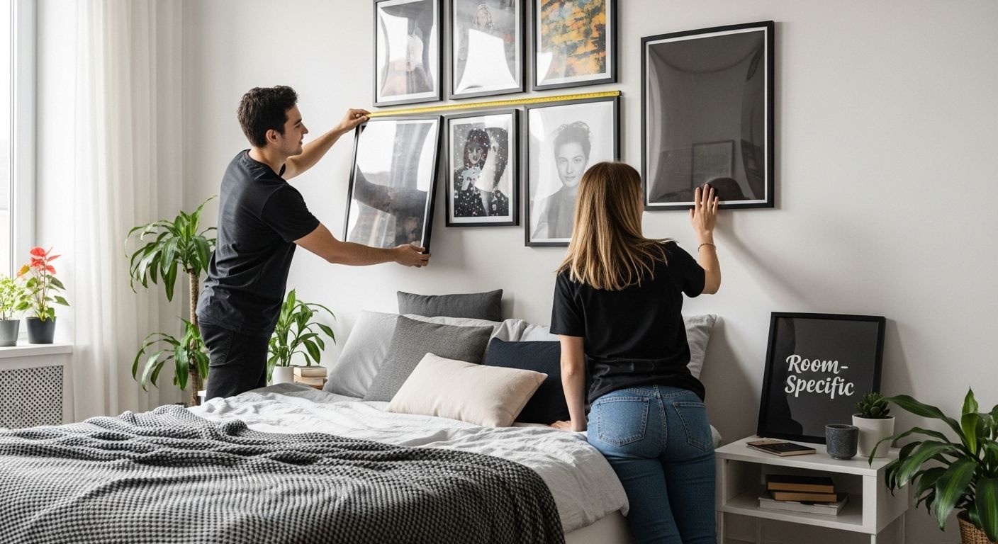 art placement bedroom