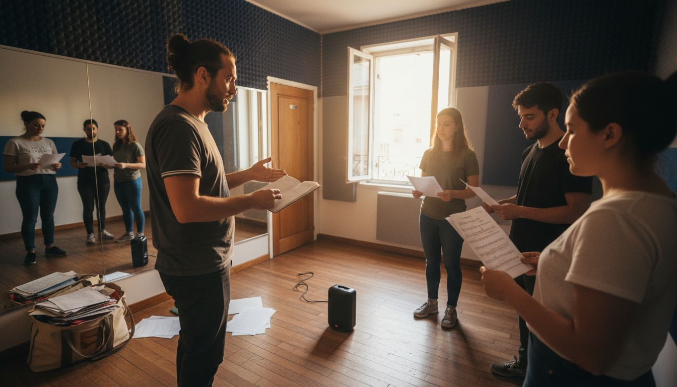 Atelier vocal en groupe avec coaching interactif