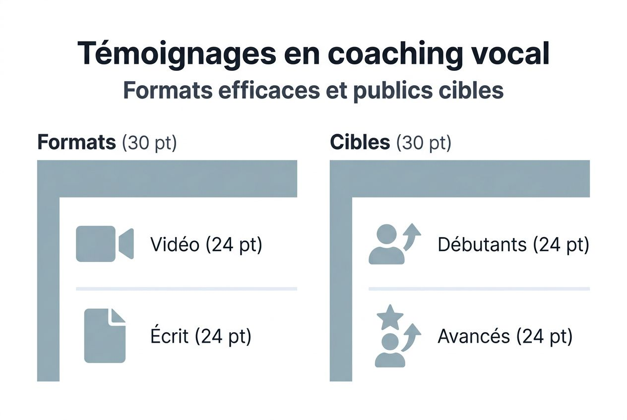 Infographie : quels formats pour les témoignages audio et à qui s’adressent-ils ?